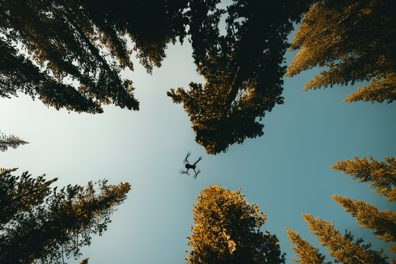 TCHS Aero drone in flight